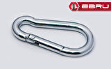 Yaylı Karabina, Çengel, Kanca 5mm - 50 Adet
