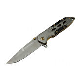 Chongming CM84 Çakı Titanyum Gold 20 cm Manuel, Kemerlikli