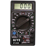 Hiye Dijital Ölçü Aleti DT-830D Siyah