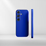 SAMSUNG A54  RUBBER SİLİKON KILIF MAVİ
