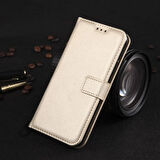 HUAWEİ Y6 2019  KARTLIKLI CÜZDAN KILIF (DELUXE WALLET CASE)  GOLD