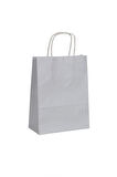Tiri Store Büküm (Burgu) Saplı Karton Çanta Gümüş 25 Adet 18x24x8 cm