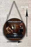 Türk Kahvesi Cafe Restoran için Duvar, Kapı, Çift Taraflı Askılı Pano Karşılama Tabela, Kahve Tablo