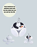 Çok Amaçlı Katlanabilir Güneş Enerjili Kamp Lambası – Masa Üstü ve Asılabilir Kullanım