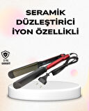 Profesyonel Titanyum Saç Düzleştirici – Ayarlanabilir Isı ve Hızlı Isınma Özellikli
