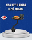 Ayarlanabilir Araç İçi Bardaklık Tepsisi 9 İnç Geniş Alan ve Telefon Standlı