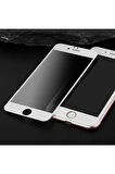 Iphone 7 Mat Hayalet Ekran Gizli Privacy Tam Kaplayan Kırılmaz Cam Seramik Nano Ekran Koruyucu Beyaz