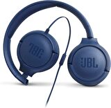 JBL Tune 500 Mavi Kablolu Mikrofonlu Kulak Üstü Kulaklık