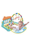 TOMMYBABY Adil Oyuncak Oyun Halısı Sevimli Piyanolu Sesli Işıklı Aynalı Oyun Halısı Bebek Yenidoğan 60 X 75