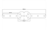 Motifpiyer Motifli Tavan Göbegi Led Spotlu Tmg -54-S-290Cm-87Cm