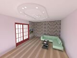 Motifpiyer Motifli Tavan Göbegi Led Spotlu Tmg -duz-o-150Cmx260Cm