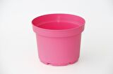 DEKORATİF SAKSI - PEMBE RENKLİ 5 ADET