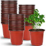 THERMOFORM VAKUM SAKSI 200 ADET - ÜRETİM SAKSISI 10.5 CM