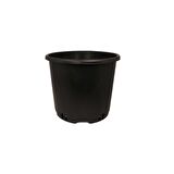 SİYAH ÜRETİM SAKSISI 30 ADET - 5 LT 21 CM