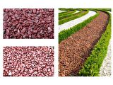 DOLOMİT TAŞI BORDO 2-4 cm 10 KG DOĞAL DEKORASYON TAŞI