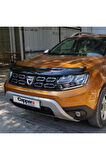 EUROCAP Dacia Duster Ön Kaput Koruma Rüzgarlığı 3mm Akrilik (ABS) Parlak Siyah Deflektör 2018-> 30210218 **A 1 34**