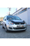 4MM 1. KALİTE CAPPAFE Ford Fiesta Ön Kaput Koruyucu Rüzgarlık Akrilik (abs) Piano Black *30300602 4* 2002-2008 E1