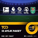Tod 12 Aylık Spor Extra+ Paketi - (Web + Cep + Tablet + Smart Tv)