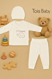 Tois Baby Organik Hastahane Çıkışı Bebek Takımı 0-3 Ay Ekru renk