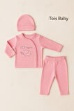 Tois Baby Organik Hastahane Çıkışı Bebek Takımı 0-3 Ay Pembe