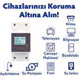 Tomzn Kaçak Akım Koruma Rölesi Ve Yüksek Voltaj Ve Akım Koruyucu Röle 80A Devrimsel Yenilik