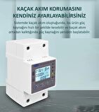 TOMZN Kaçak Akım Koruma Rölesi ve Yüksek Voltaj ve Akım Koruyucu Röle 80A Devrim Niteliğinde Yenilik