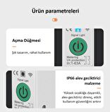 TOMZN Akıllı Voltaj ve Akım Koruma Rölesi, WiFi Özellikli Dahili Enerji Ölçer ve Ampermetre 63A
