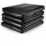 80x100 Endüstriyel Jumbo Boy Dökme Çöp Torbası - 80 x 100 Cm. - 250 Mikron - Kalın - 25 Kg. - Siyah - Torba