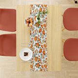 Adawall Orange Lotus Runner 140x45CM