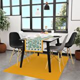 Adawall Blue Elephant Runner Örtüsü 140x45CM