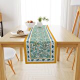 Adawall Blue Elephant Runner Örtüsü 140x45CM