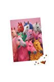 500 Parça Puzzle Renkli Atlar