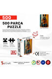 500 Parça Puzzle Tavşan Şapkalı Kız