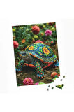 500 Parça Puzzle Renklerin Sessiz Yolcusu Kaplumbağa