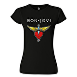 Bon Jovi Siyah Bayan Tshirt