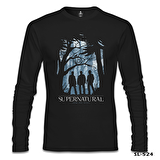 Supernatural - Join the Hunt II Siyah Erkek Sweatshirt