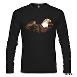 Kartal 2 Siyah Erkek Sweatshirt