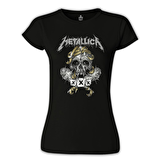 Metallica - X - X Siyah Bayan Tshirt