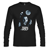 Teen Wolf Siyah Erkek Sweatshirt