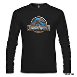 Jurassic World Siyah Erkek Sweatshirt