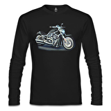Motosiklet Siyah Erkek Sweatshirt