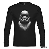 Star Wars - Storm Trooper Siyah Erkek Sweatshirt