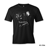 Başöğretmen Atatürk - Öğretmenler Günü Siyah Erkek Tshirt
