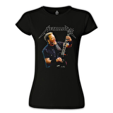Metallica - James Guitar Siyah Kadın Tshirt