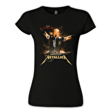 Metallica - James Concert Siyah Bayan Tshirt
