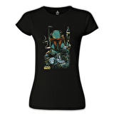 Star Wars - Gun Siyah Bayan Tshirt