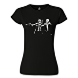 Star Wars & Pulp Fiction Siyah Bayan Tshirt