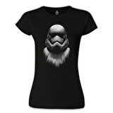 Star Wars - Storm Trooper Siyah Bayan Tshirt