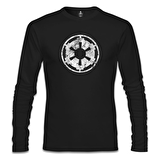 Star Wars - Galactic Empire Logo Siyah Erkek Sweatshirt