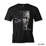 Vikings - Ragnar II Siyah Erkek Tshirt